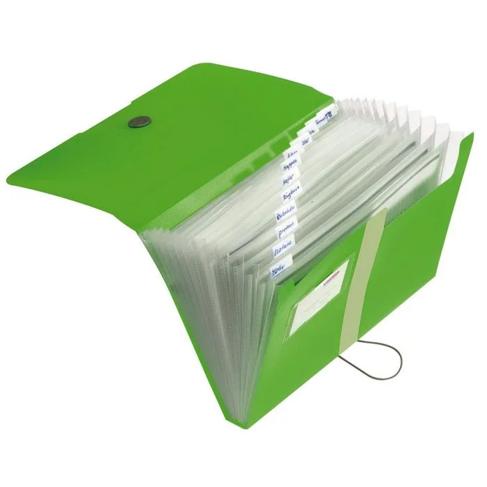 Trieur A4 - 12 compartiments Vert Pomme HERLITZ Easy orga to go