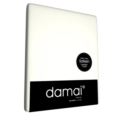 Drap-housse Surmatelas Damai Ivory 15 cm (Satin)