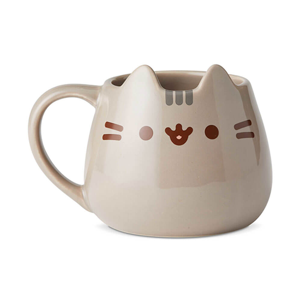 Pusheen grande tasse sculptée