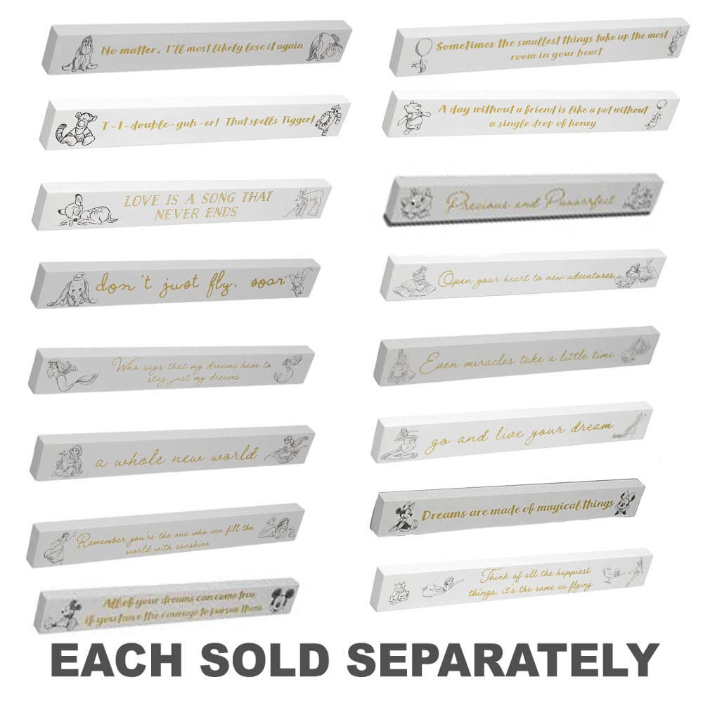 Plaque de bureau à collectionner Disney