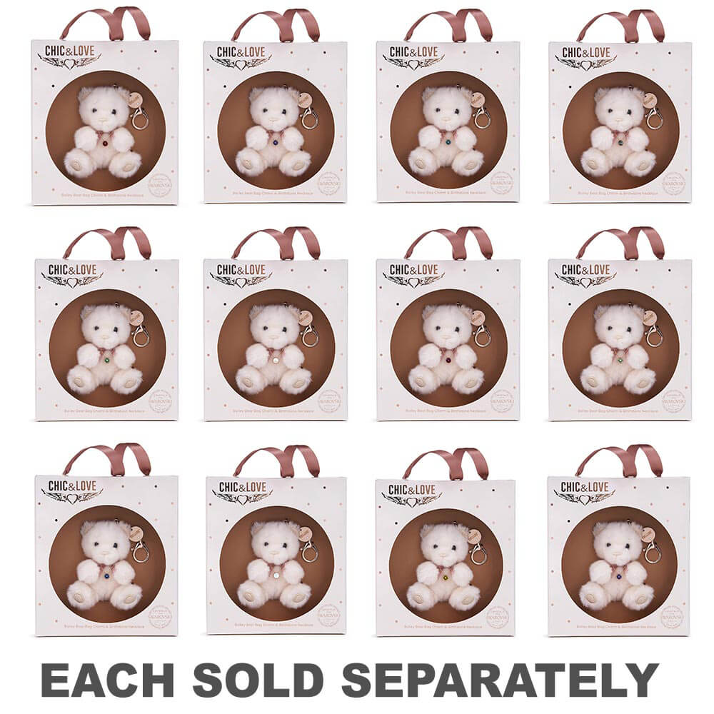 Chic & Love Bailey Bear Bag Charm et Collier