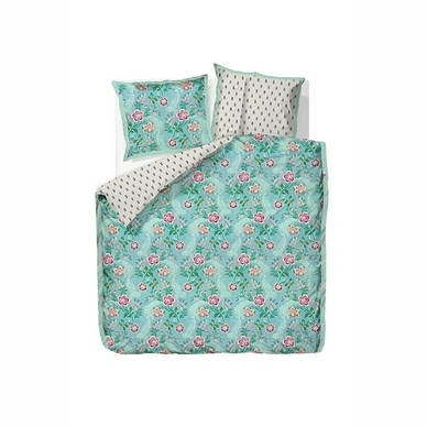 Taies d'oreiller PiP Studio Le Bois Fleuri Flanel Bijou Blue Percale (50 x 75 cm)