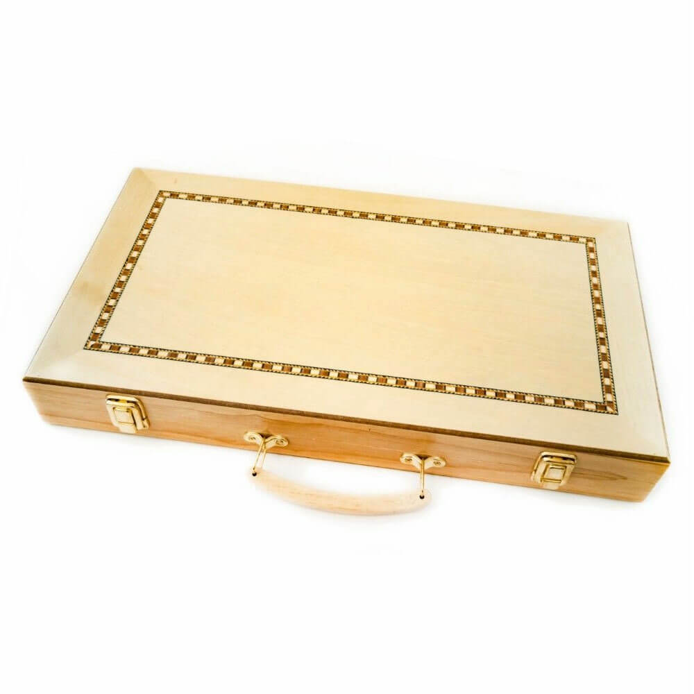 Backgammon pliant en bois de GPL case 45cm