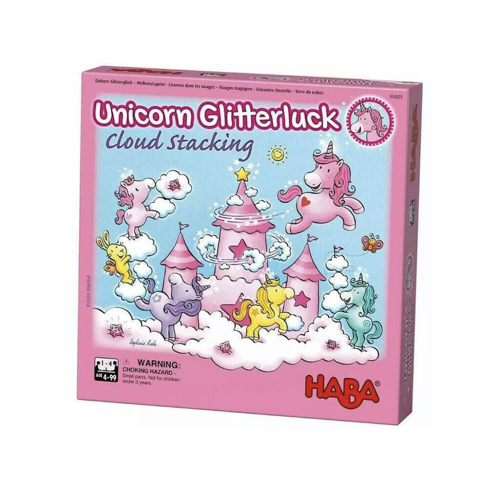 Jeu de plateau de nuage à paillettes Unicorn