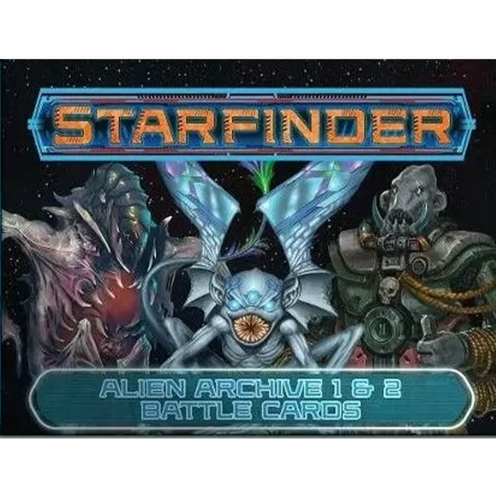 Starfinder RPG Alien Archive 1 & 2 Cartes de combat