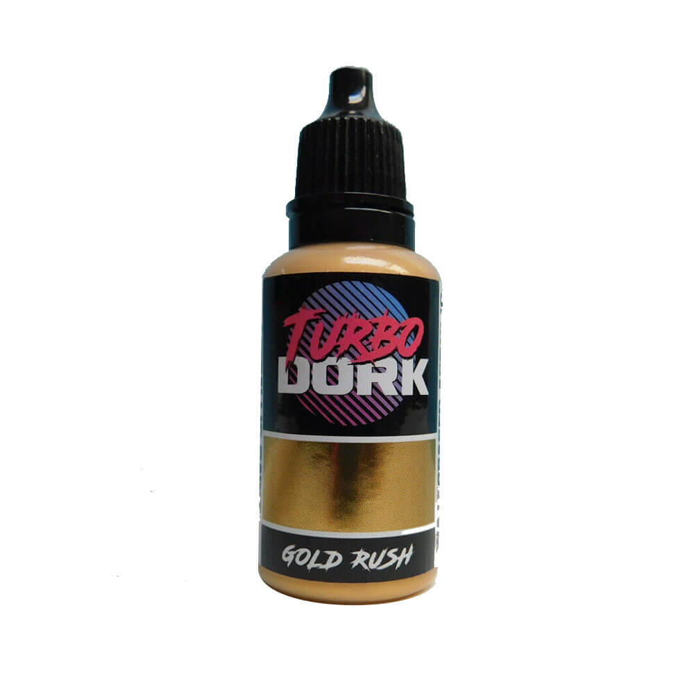 Turbo Dork Metallic Acrylique Paint Gold Rush 20 ml Bottle