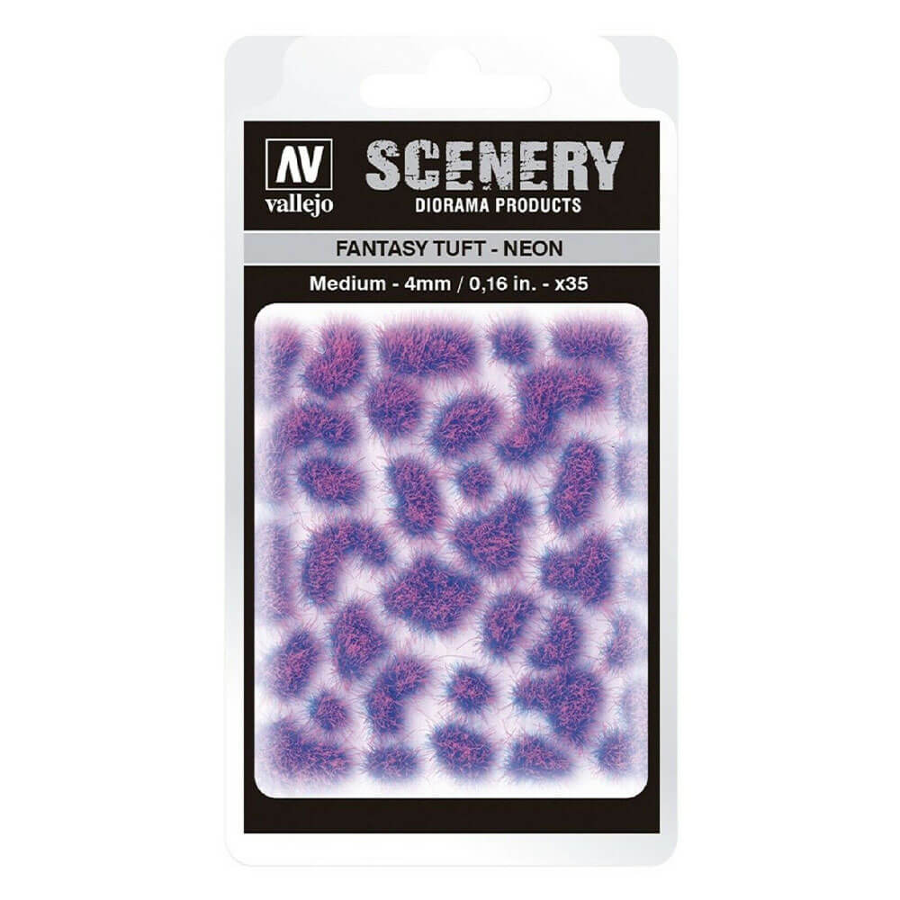 Vallejo décorage miniature fantasy tuft moyen néon