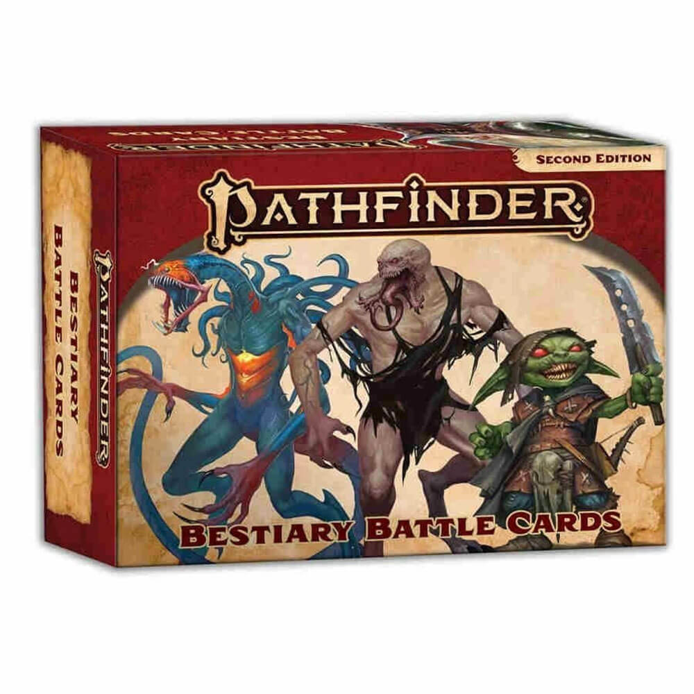 Pathfinder deuxième édition bestiary 3 cartes de bataille rpg