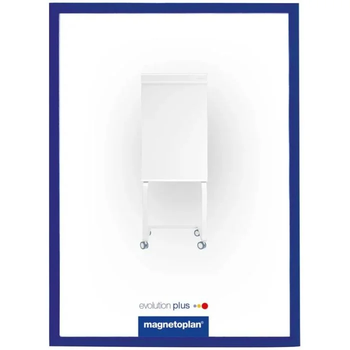 Lot de 5 cadres d'affichage magnétiques - A4 - Bleu MAGNETOPLAN