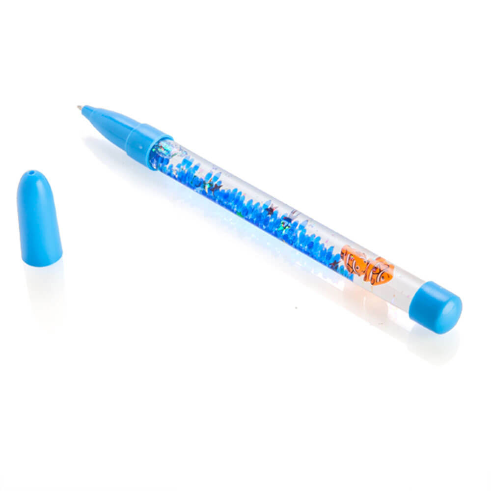 Stylo à paillettes d'animaux de mer