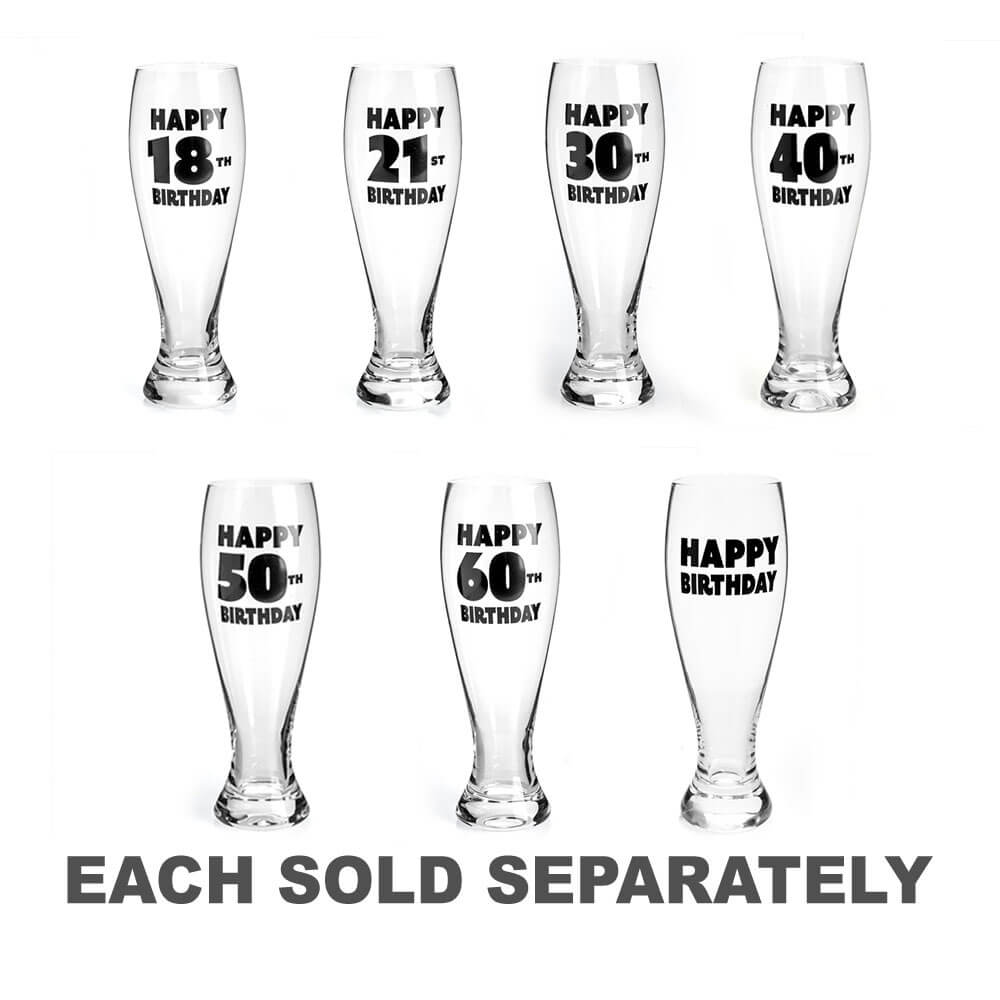 Joyeux anniversaire Verre Pilsner