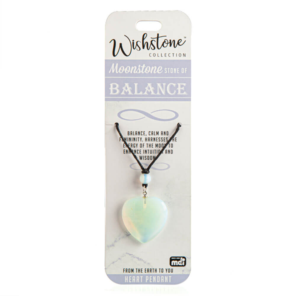 Collection de Wishstone Moonstone Heart Pendant