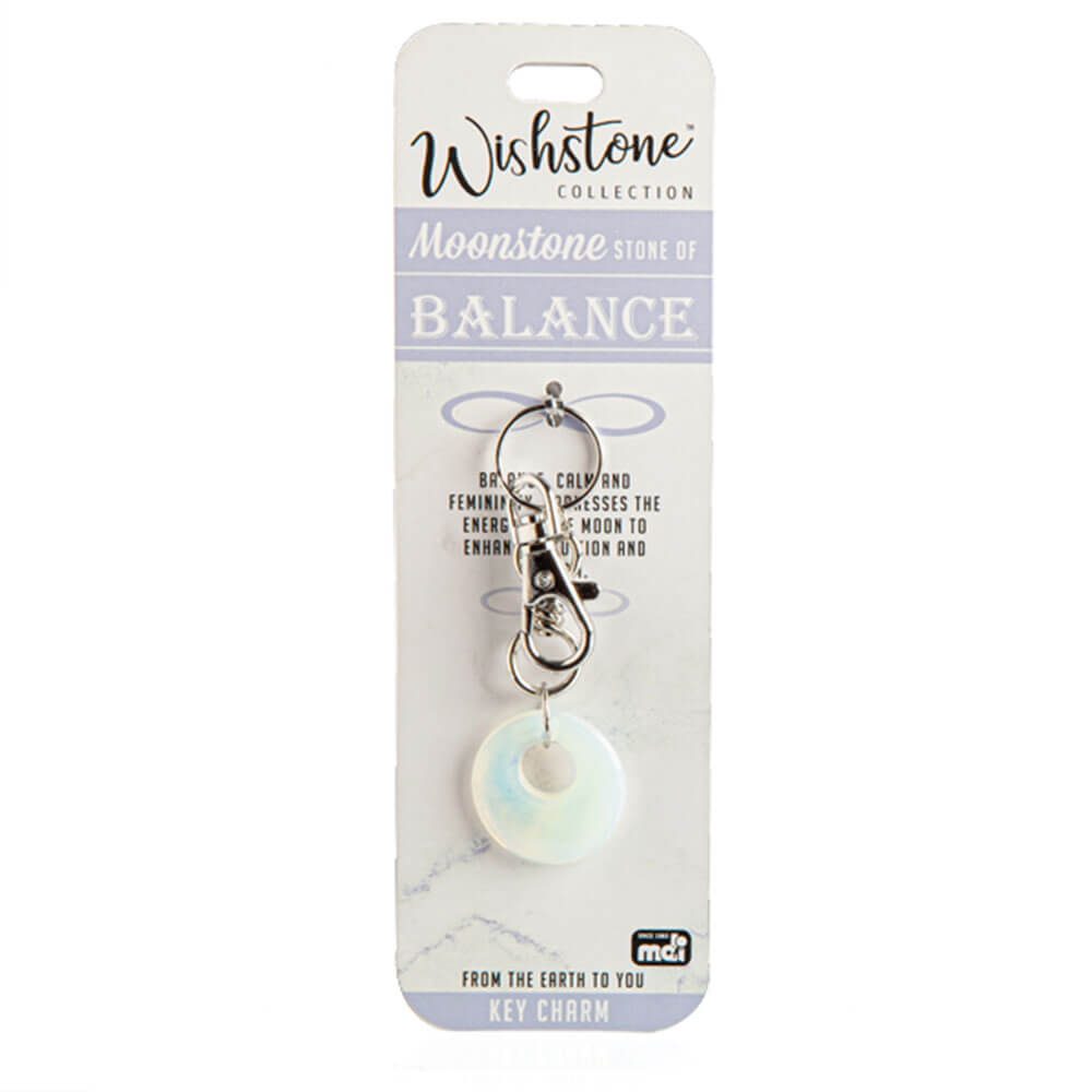 Collection de Wishstone Moonstone Key Charm
