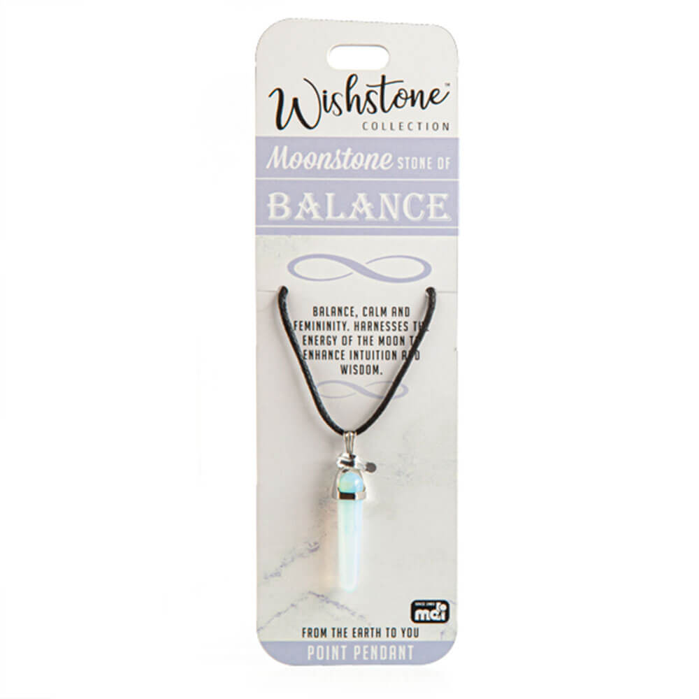 Collection de Wishstone Moonstone Point Pendant