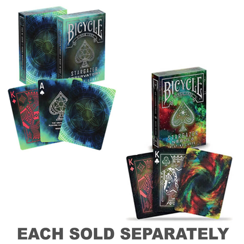 Cartes à jouer à vélo de jeu de stargazer