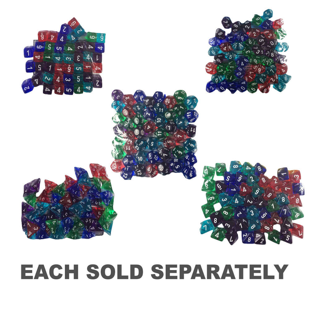 Sac en vrac Chessex de dés translucide