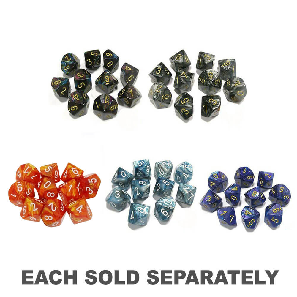 Chessex D10 Set Lustrous Polyéddral