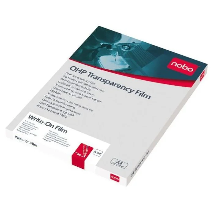 Film transparent pour imprimante laser - A4 NOBO Lot de 50