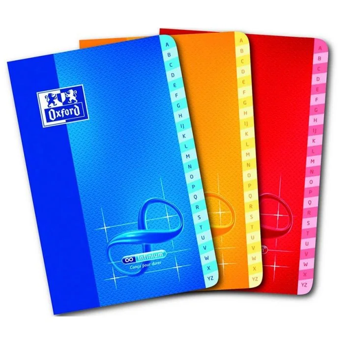 Répertoire Alphabétique quadrillé - 90 x 140 mm OXFORD Infinium