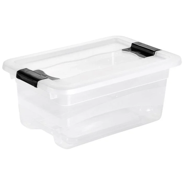 Boite de rangement à couvercle - 4 litres - Transparent KEEEPER Cornelia