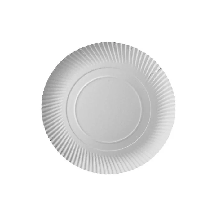 Assiette jetable en carton - Diamètre de 320 mm PAP STAR Pure Lot de 100