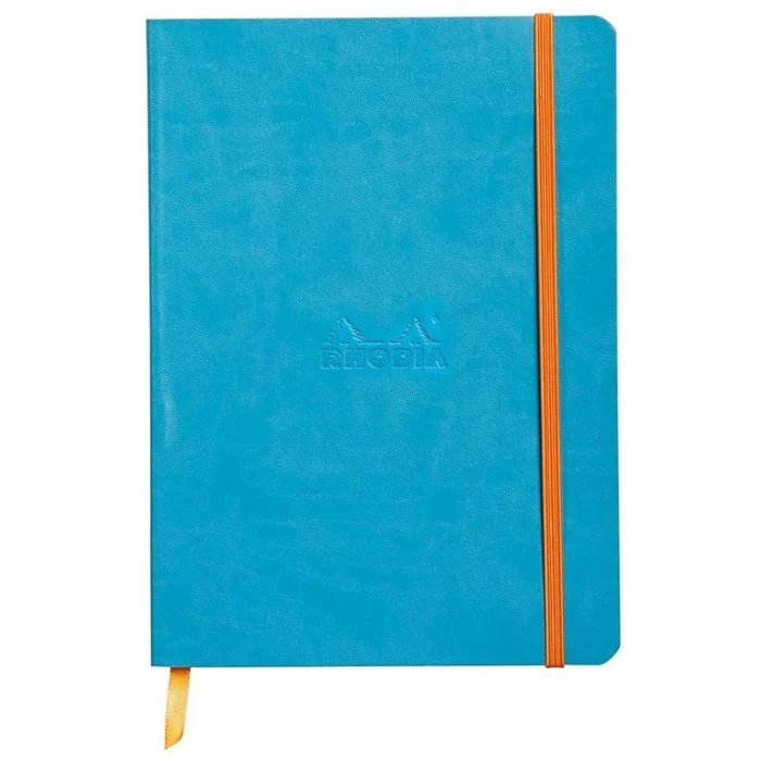 Carnet de Notes RHODIARAMA - Pages lignées A5 - Turquoise RHODIA