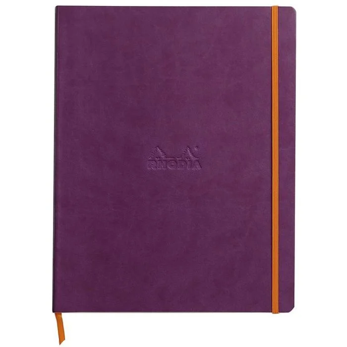 Carnet de Notes RHODIARAMA - Pages lignées A4 - Violet RHODIA