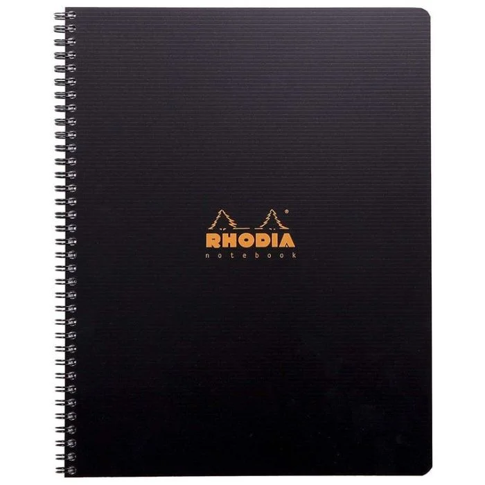 Cahier à spirale - 160 pages lignées - 225 x 297 mm RHODIA Note Book