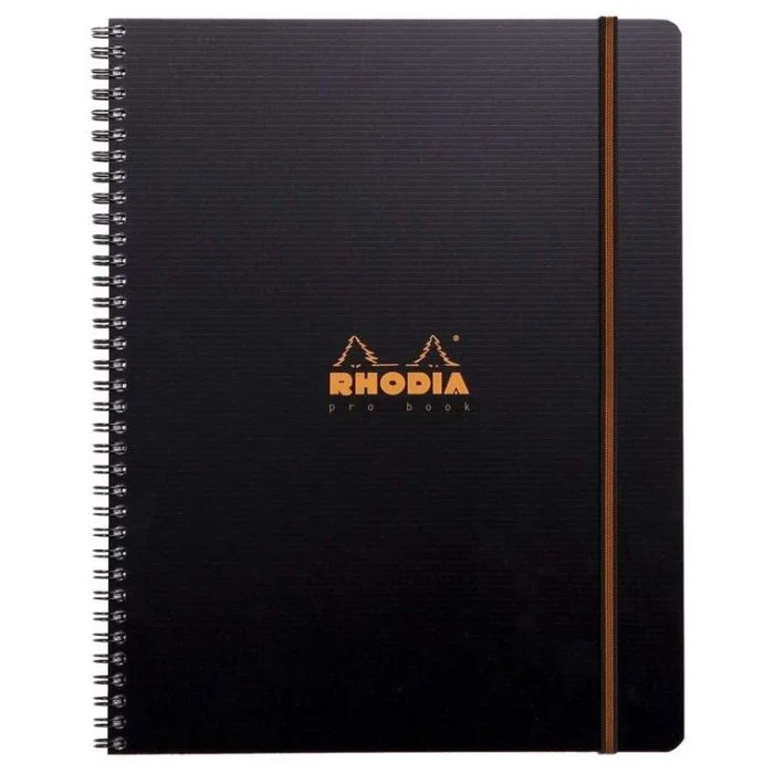 Cahier à spirale - 160 pages quadrillées - 225 x 297 mm RHODIA Pro Book