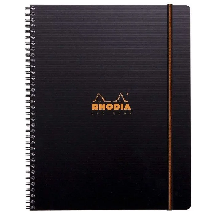 Cahier à spirale - 160 pages lignées - 225 x 297 mm RHODIA Pro Book