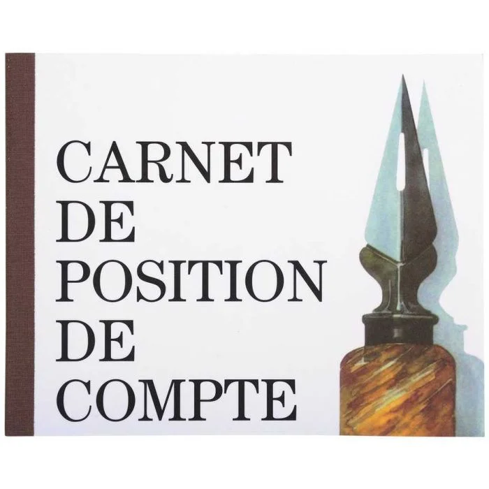 Carnet de Position de compte - 160 x 195 mm EXACOMPTA 13502E