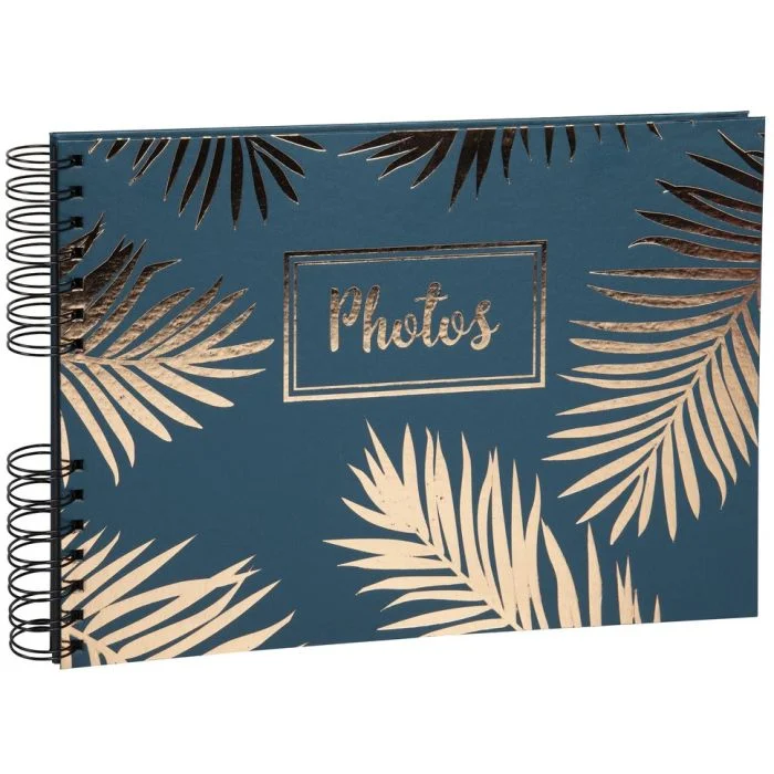 Album Photos à spirales - 320 x 220 mm - Bleu EXACOMPTA Palma