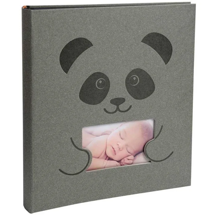 Album Photos Livre Naissance - 290 x 320 mm - 300 Photos - Gris EXACOMPTA Zéphire