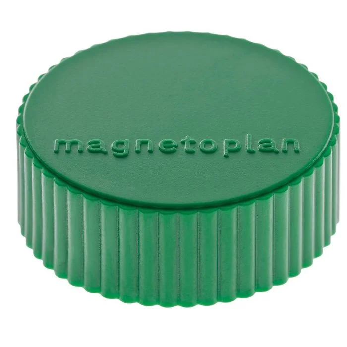 Aimants ronds - 34 mm - Vert MAGNETOPLAN Discofix Lot de 10