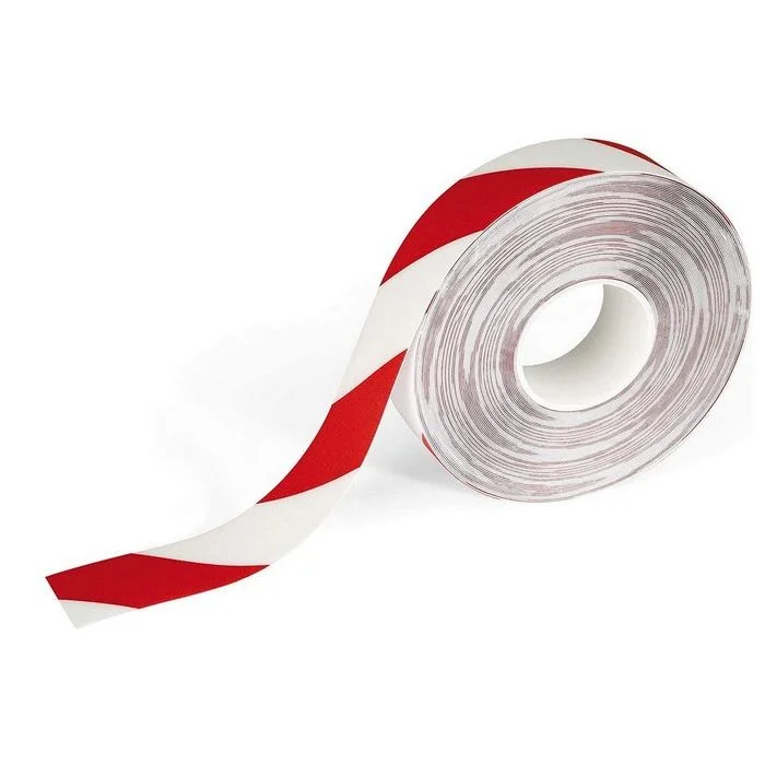 Ruban adhésif de Signalisation - Rouge/Blanc DURABLE