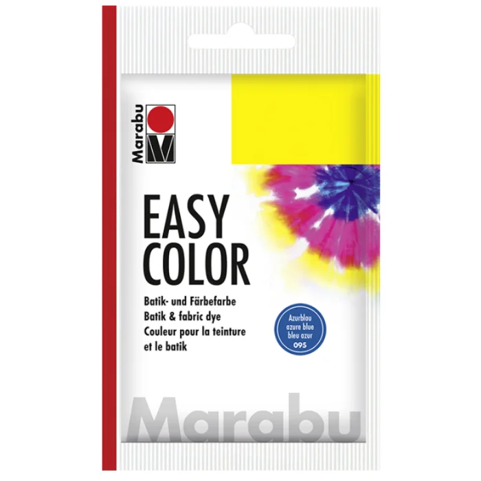 Teinture pour Textile EasyColor - 25 g - Bleu azur MARABU