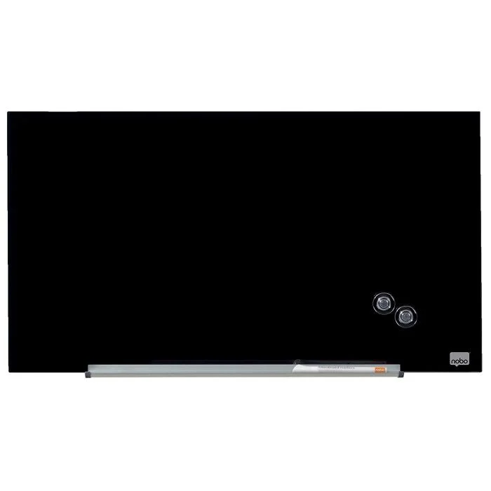 Tableau magnétique en verre - Noir - 680 x 380 mm NOBO 31"