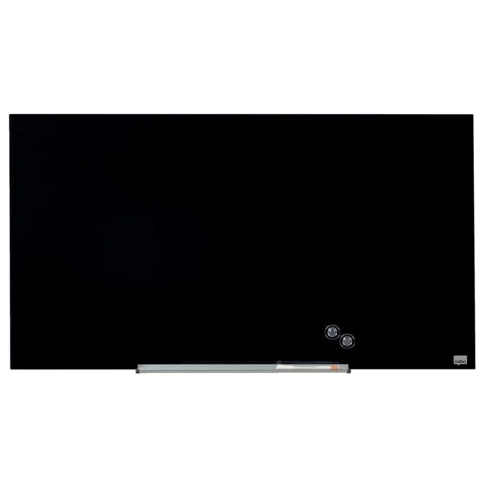 Tableau magnétique en verre - Noir - 100 x 56 cm NOBO 45"