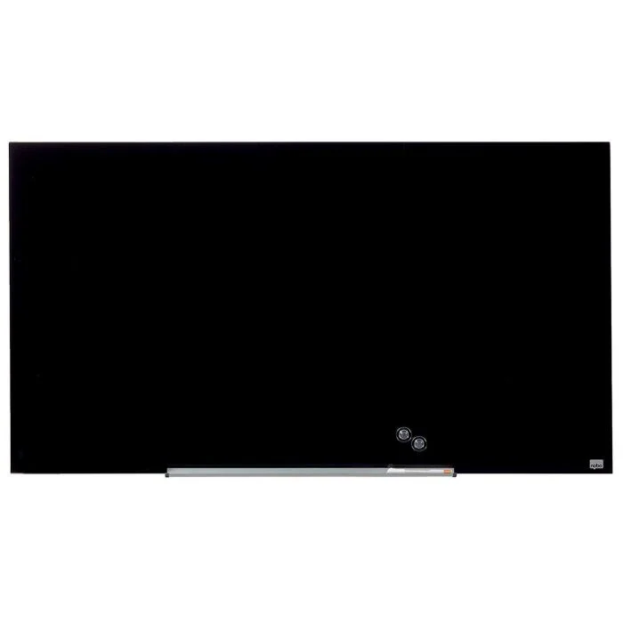 Tableau magnétique en verre - Noir - 1260 x 710 mm NOBO 57"
