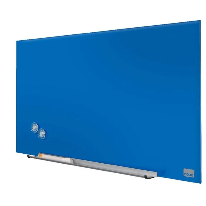 Tableau magnétique en verre - Bleu - 680 x 380 mm NOBO 31"