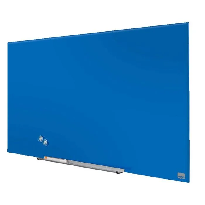 Tableau magnétique en verre - Bleu - 100 x 56 cm NOBO 45"