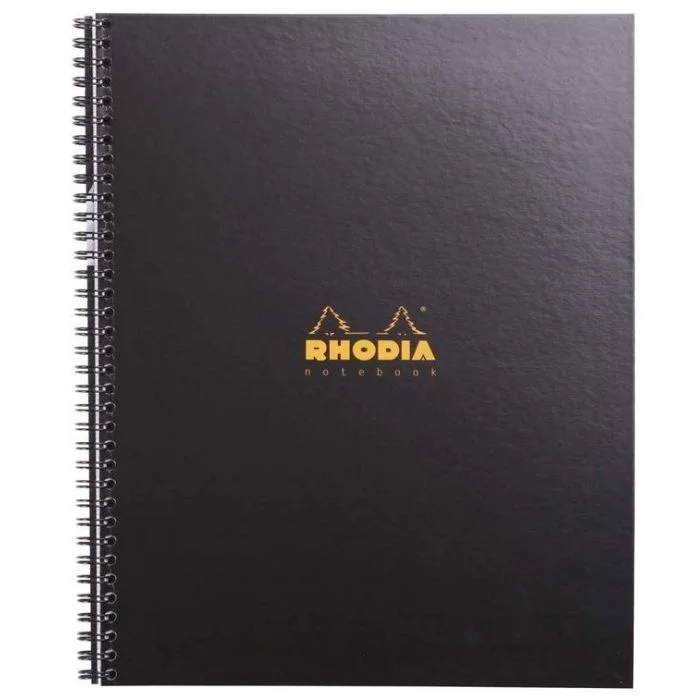 Cahier à spirale - 160 pages quadrillées - 225 x 297 mm A4+ RHODIA Note Book