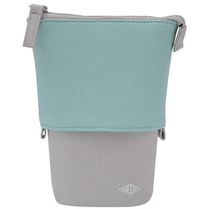 Trousse pour stylos modulable Simili-cuir - Turquoise WEDO