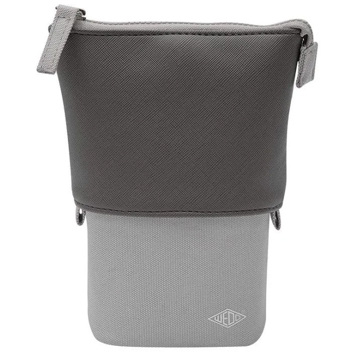 Trousse pour stylos modulable Simili-cuir - Anthracite WEDO