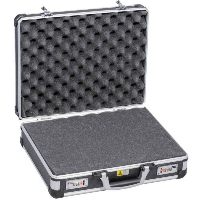 Valise en aluminium avec Mousse - Noir ALLIT AluPlus Protect C 44