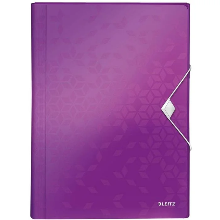 Trieur Chemise A4 - 6 compartiments - Violet LEITZ Wow