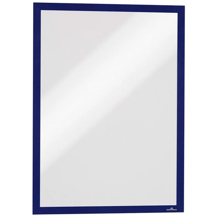 Cadre d'affichage magnétique auto-adhésif - A3 - Bleu foncé DURABLE Lot de 2