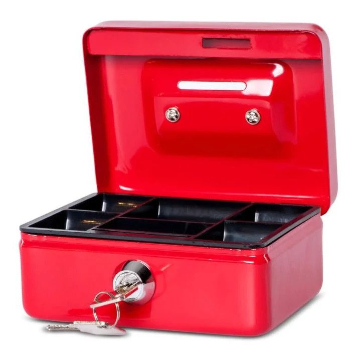 Caissette à monnaie avec une Fente tirelire - Rouge MAUL