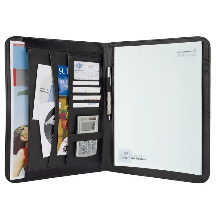 Conférencier A4 en simili-cuir - Elégance WEDO