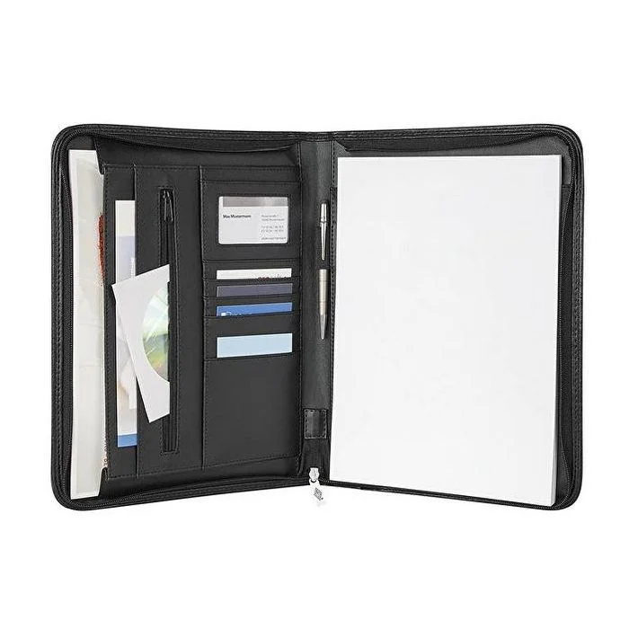 Serviette Conférencier A4 en simili-cuir - Elégance WEDO